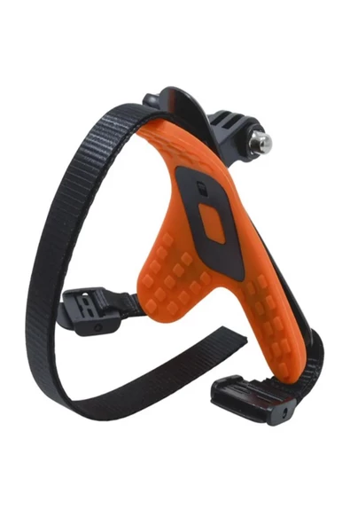 Kask için Alt Çene Bağlantı Aparatı Aksiyon Kamera ve Telefon Tutucu Set Motosiklet TURUNCU Teçhizat - 4