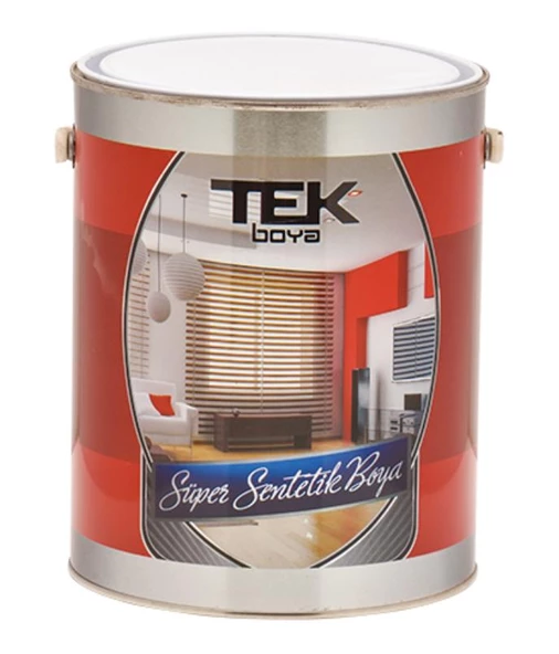 TEK SÜPER LÜKS SENTETİK YAĞLI BOYA KOYU KAHVE 2.5 LT (717)