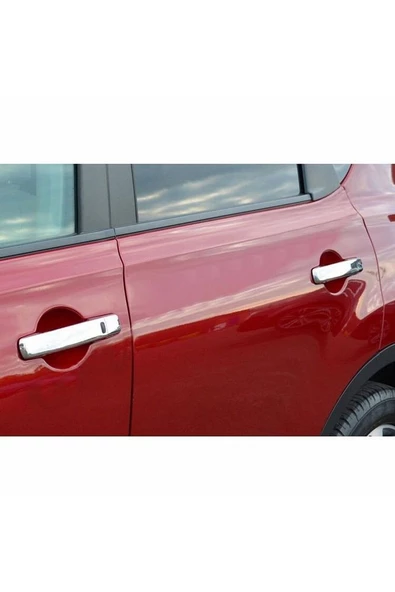 Nissan Qashqai Uyumlu Krom Kapı Kolu 4 Kapı 2007-2014 P. Çelik Sensörlü - 2