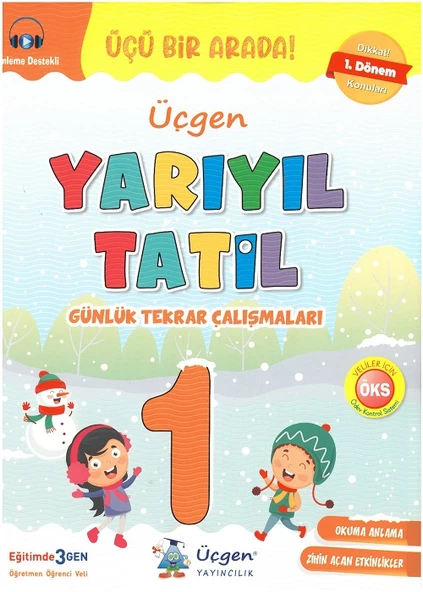 1.Sınıf Yarıyıl Tatil Kitabı+Hızlı Okuma -2024 - 2