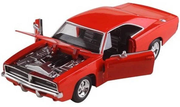 Newray 1/24 1969 Dodge Charger R/T Model Araba