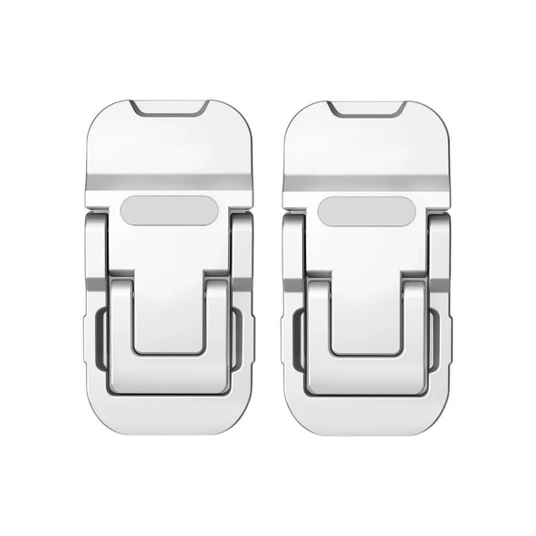 Coofbe 2 Adet Yapışkanlı Katlanılabilir 2 Kademe Yükseklik Ayarlı Laptop Standı Laptop Stand Ayağı - 6