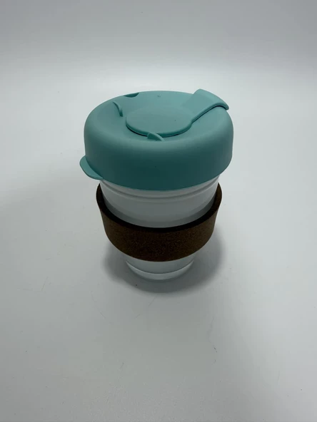 Mantar Halkalı Cam Kahve Bardağı 350ml - 3