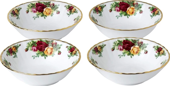 Royal Albert Old Country Roses Kaseler 4 Parça Set