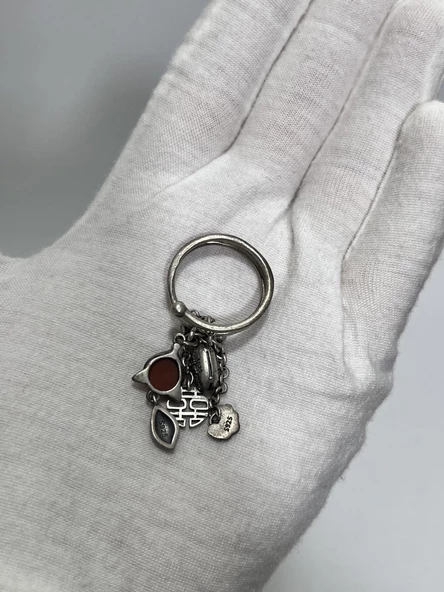 Hippi Tasarım 925 Ayar Gümüş Yüzük  8,25 Gram - 2