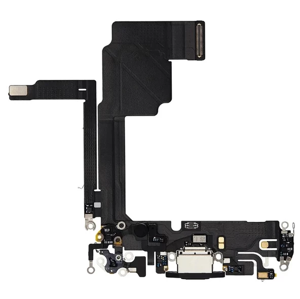 APPLE İPHONE 15 PRO ŞARJ SOKETİ FİLMİ FLEX (SİYAH) ürün görseli