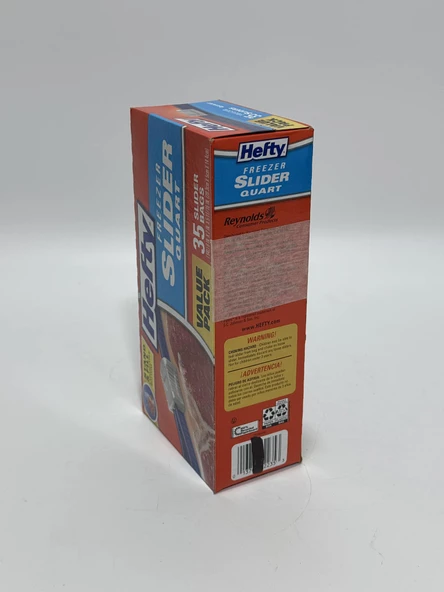 Hefty Tekrar Kullanılabilir Buzdolabı Poşeti 20,3x5x14,4cm (35 Adet) - 7