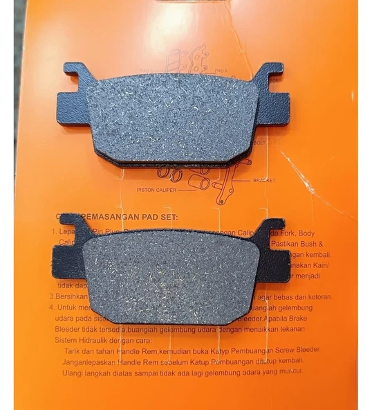 Rks Newlight 125 Pro Uyumlu Arka Fren Disk Balatası_Arasmoto - 2