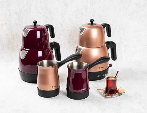 Tantitoni Rose Gold Türk Kahvesi Makinesi (0.32lt) - 4