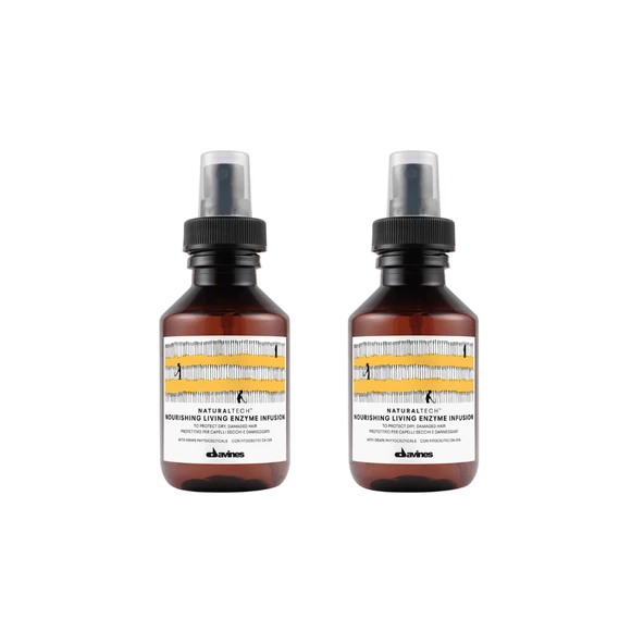 Ekonomik İkili Davines Nourishing Yıpranmış Kuru Saç Bakım Bileşeni 100ml - %100 Orijinal %100 Doğal