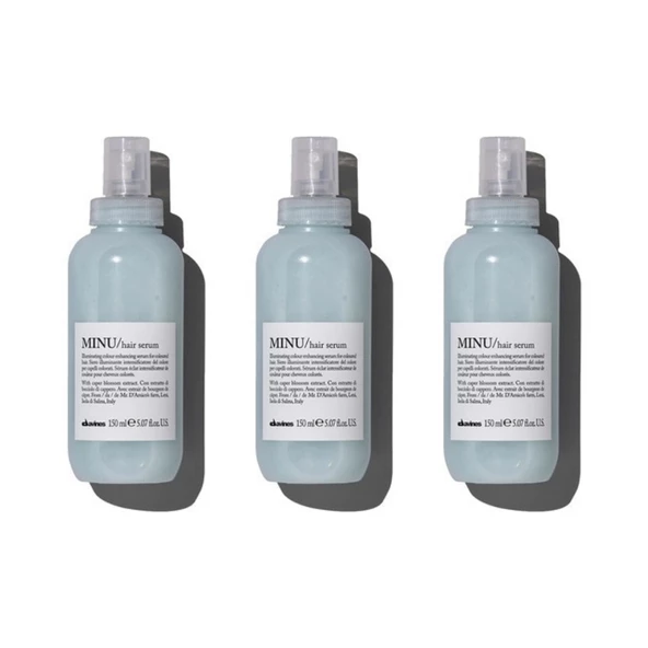 Ekonomik Üçlü Davines Minu Boyalı Saç Serumu 150ml - %100 Orijinal %100 Doğal