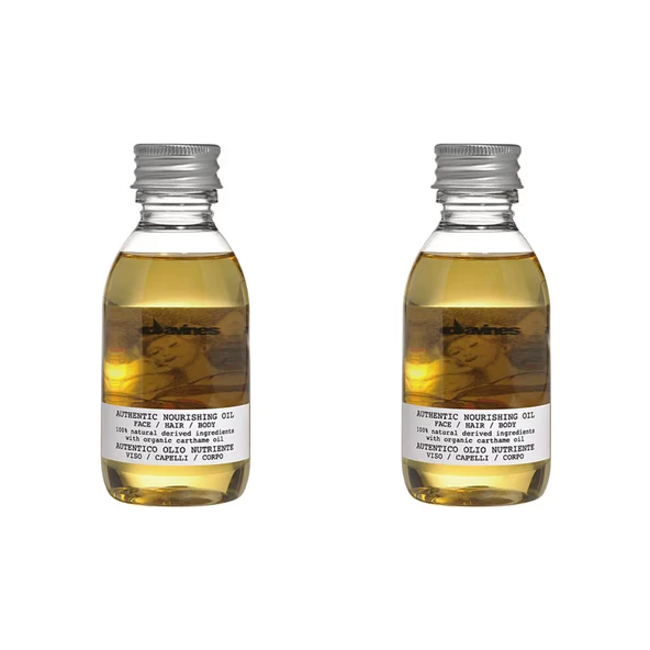 Ekonomik İkili Davines Authentic Nourishing Besleyici Yağ 140ml - %100 Orijinal %100 Saf- Alerjik Tüketicilere Özel Üretim