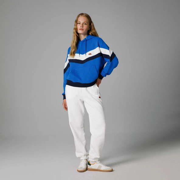 Ellesse Oversize Kapüşonlu Kadın Sax Mavi Sweat EF178 - Resim 3