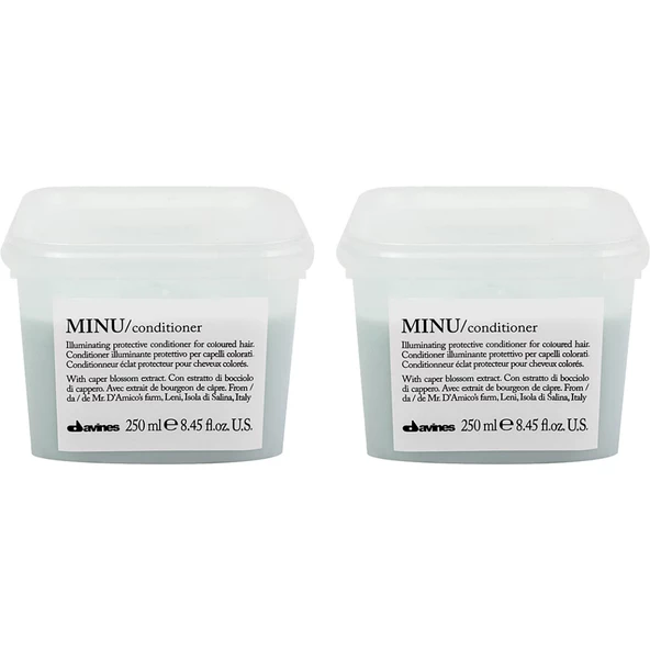 Ekonomik İkili Davines Minu Boyalı Saç Kremi 250ml - %100 Orijinal %100 Doğal