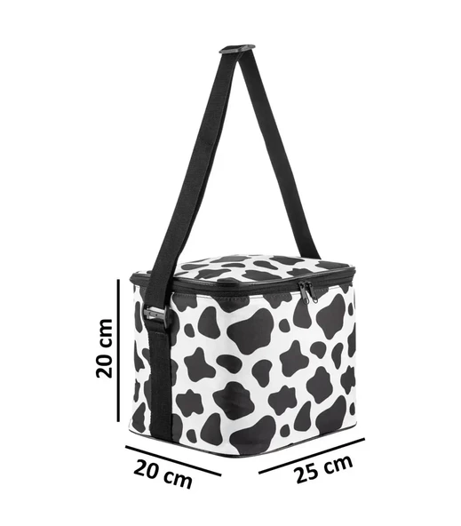 Kamp Piknik Termal Soğutucu Yalıtımlı Buzluk Termos Çanta 10 Lt - 920 Dalmaçya Desenli - 7