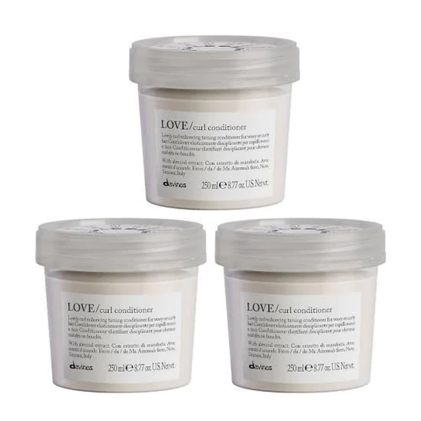 Ekonomik Üçlü Davines Love Bukle Belirginleştirici Saç Kremi 250ml - %100 Orijinal %100 Doğal