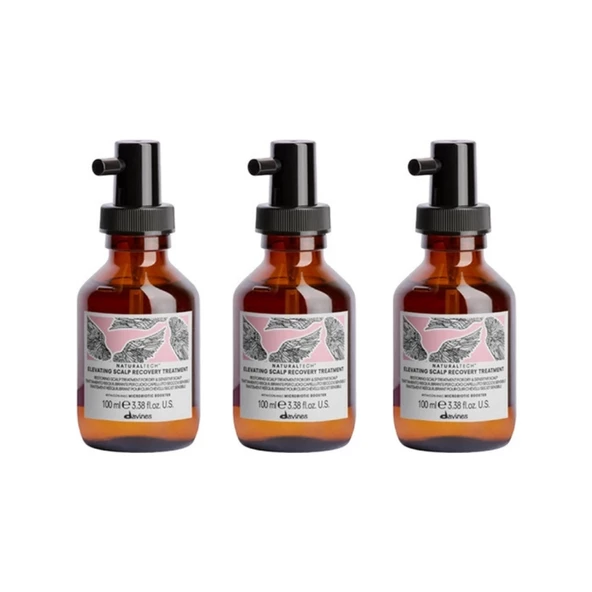 Ekonomik Üçlü Davines Elevating Scalp Recovery Treatment Hassas Saç Derisi için Tonik 100ml - %100 Orijinal %100 Doğal