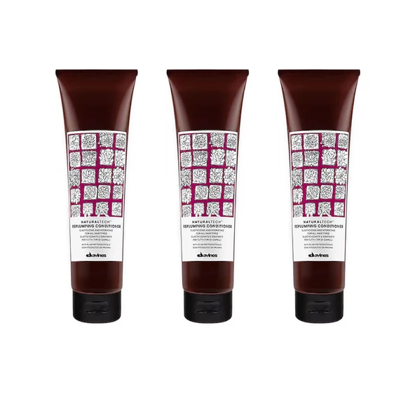 Ekonomik Üçlü Davines Replumping Esneklik Kazandıran Yoğunlaştırıcı Saç Kremi 150ml - %100 Orijinal %100 Doğal