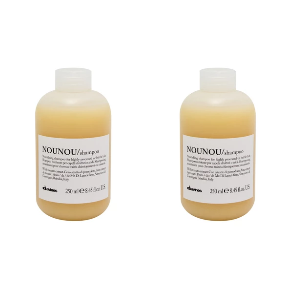 Ekonomik İkili Davines Nounou Besleyici ve Koruyucu Bakım Şampuanı 250ml - %100 Orijinal %100 Doğal