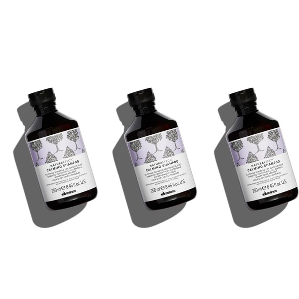 Ekonomik Üçlü Davines Calming Hassas Baş Derisi Yatıştırıcı Şampuan 250ml - %100 Orijinal %100 Doğal