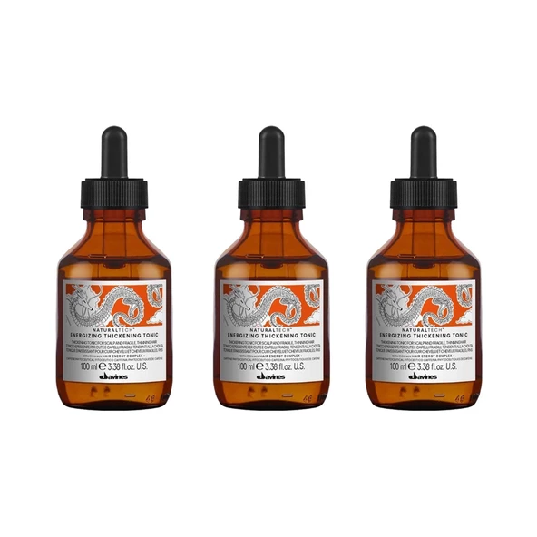 Ekonomik Üçlü Davines Energizing Thickening Saç Kalınlaştırıcı Tonik 100ml - %100 Orijinal %100 Doğal