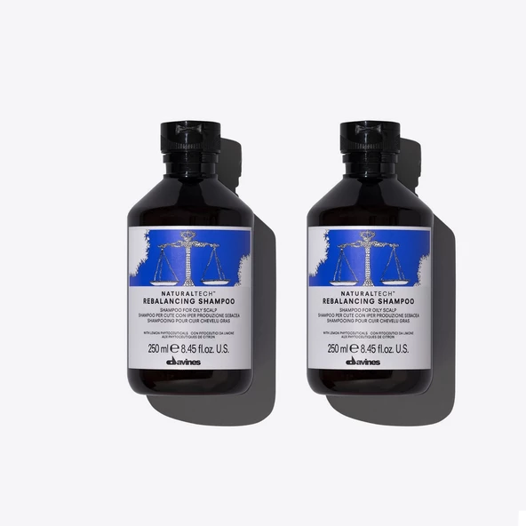 Ekonomik İkili Davines Rebalancing Sebum Dengeleyici Şampuan 250ml - %100 Orijinal %100 Doğal