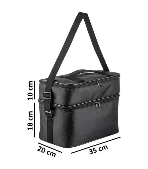 Kamp Piknik Termal Soğutucu Yalıtımlı Buzluk Termos Çanta 22 Lt - 960 Siyah - Resim 7