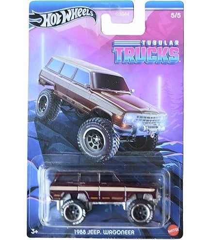 Hot Wheels Tubular Trucks 1988 Jeep Wagoneer Model Araba ürün görseli 1