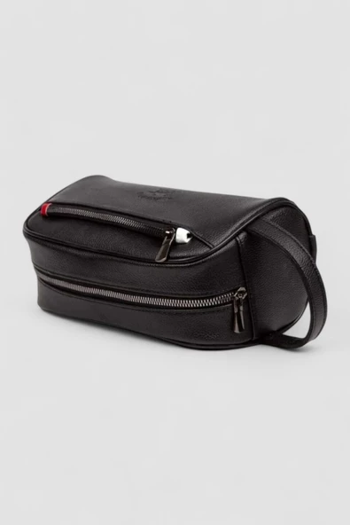 Lederax Suni Deri El Çantası Seyahat Çantası Makyaj Çantası LD310 - Resim 12