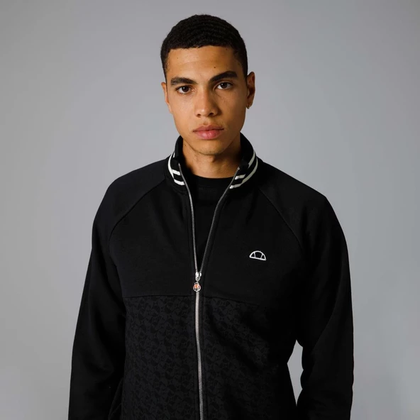 Ellesse Fermuarlı Erkek Siyah Sweatshirt EM228 - 4