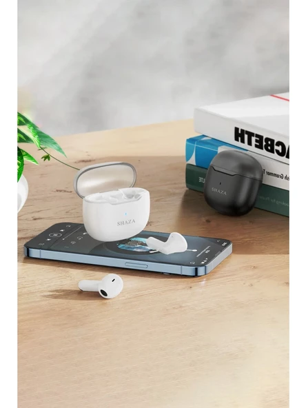 Shaza Bluetooth Kulaklık Beyaz - 4