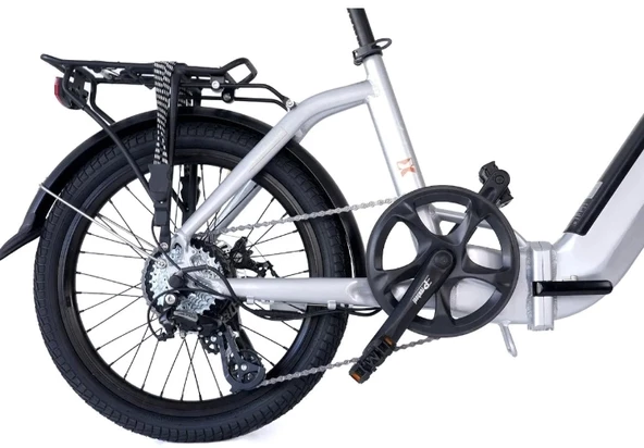 Alba Fold X NFC 36V 10.4Ah Katlanır Elektirkli Bisiklet ANTRASİT GRİ - 2