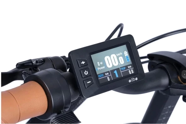 Alba Fold X NFC 36V 10.4Ah Katlanır Elektirkli Bisiklet ANTRASİT GRİ - 9