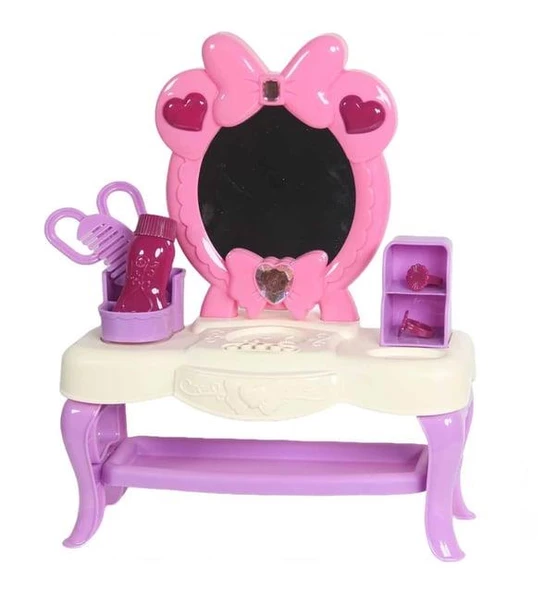 ZEY2030 LITTLE PİLLİ MÜZİKLİ MAKYAJ MASASI 32 cm