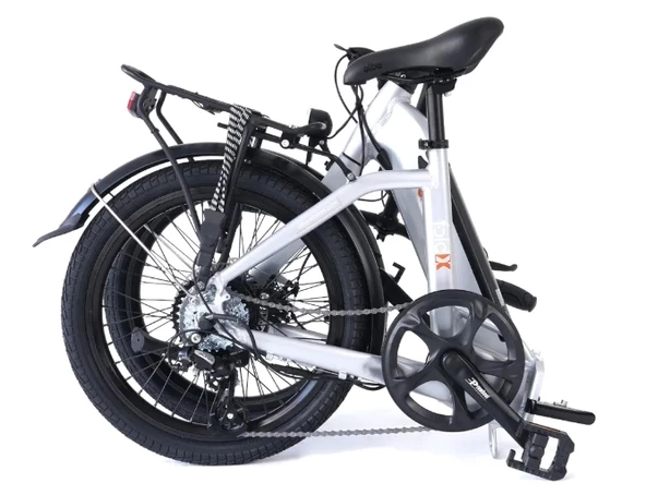 Alba Fold X NFC 36V 10.4Ah Katlanır Elektirkli Bisiklet ANTRASİT GRİ - 3