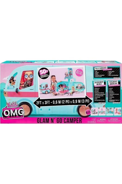 Oyuncak L.O.L. Surprise OMG Glam N' Go Camper Moda Karavan 4 In 1