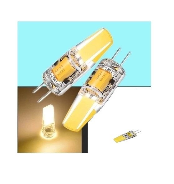 CATA 12v 4w Cop Ledli Kapsül Ampul G4 Duylu 3200K Günışığı (30w Işık Verir) - 3