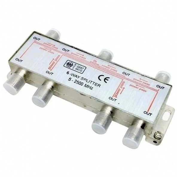 MAG MG-1510 1/6 6 WAY SPLITTER 5-2500 MHZ