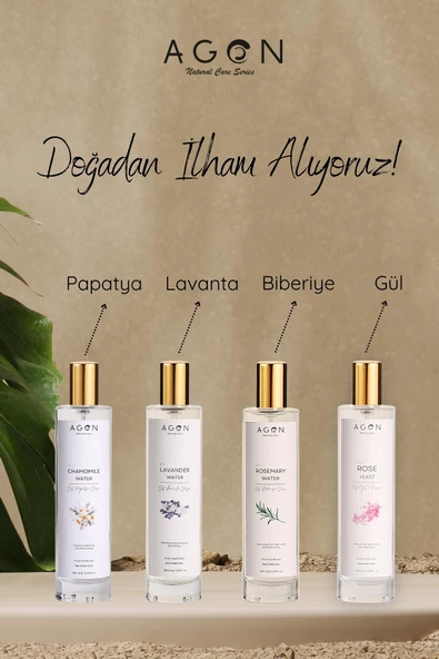 Agon Saf Lavanta Suyu 100 ML Canlandırıcı ve Besleyici Etkili Saç ve Yüz Toniği - 6