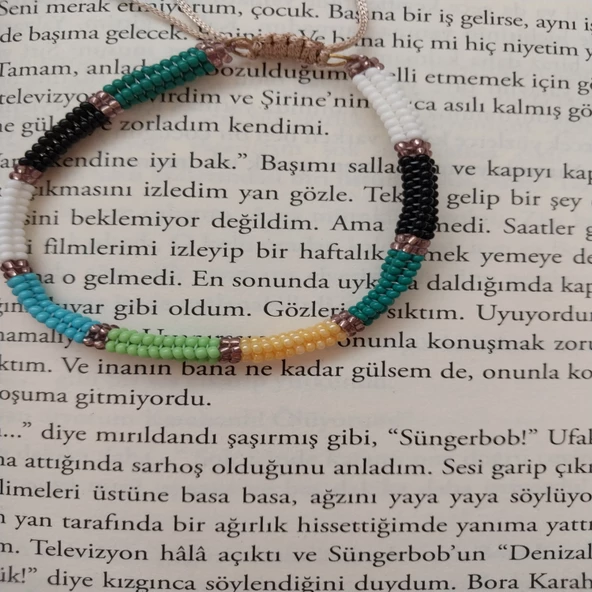 El Yapımı Herringbone Bileklik - 4