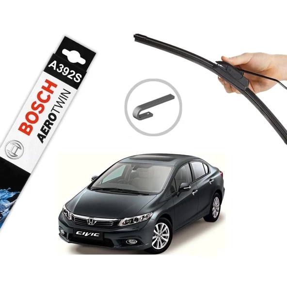 Honda Cıvıc Fb7 2012-2015 On Sılecek Takımı Bosch Aerotwın