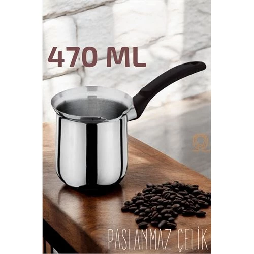 ModaCar 4 ADET Paslanmaz Çelik Cezve 470 ml 720839