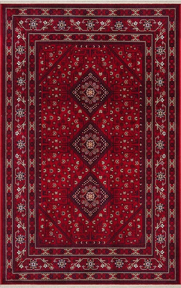 Padişah Halı Yolluk Halısı 80x300 Dubai 62099 010 Bordo