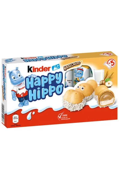 KİNDER HAPPY HİPPO HASELNUSS 5'Lİ 1 PAKET