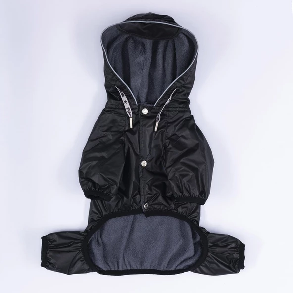 PawStar  Siyah Muson Tulum Yağmurluk Küçük ve Orta Irk - 6