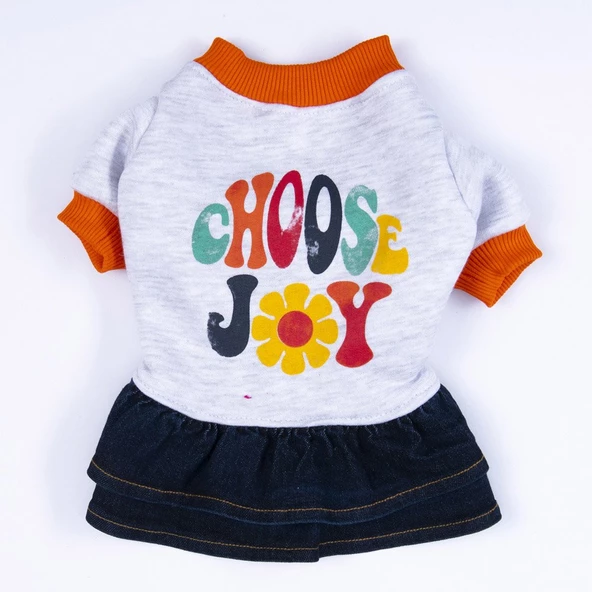 PawStar Gri Santa Rosa Elbise - Resim 4