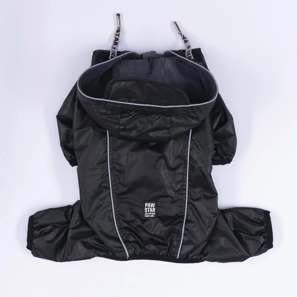 PawStar Siyah Muson Büyük Irk Yağmurluk - 6