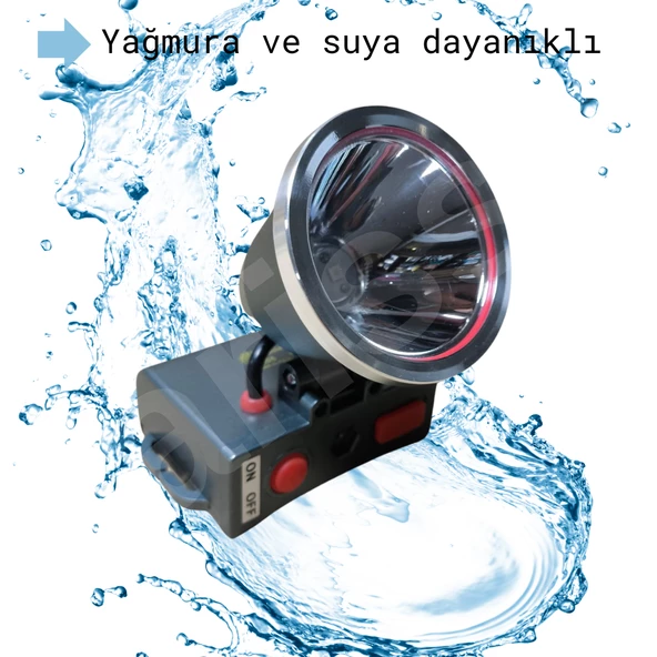 gold kama ultra yüksek güç profesyonel kafa feneri kafa lambası - 3