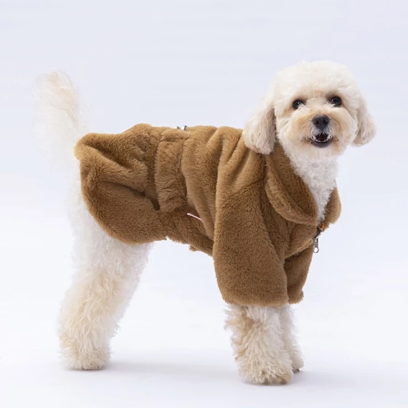 PawStar Kahverengi Paris Ceket Küçük ve Orta Irk Ceket - 3