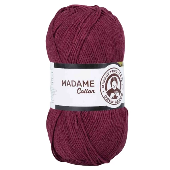 Ören Bayan Madame Cotton Örgü İpi - Bordo - ( Renk Kodu: 010 )
